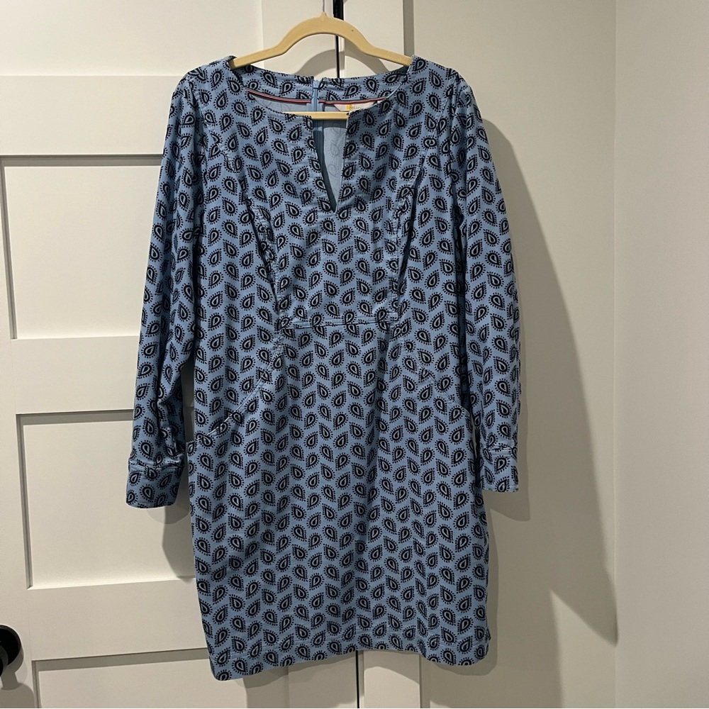 Boden Corduroy Long Sleeve Dress